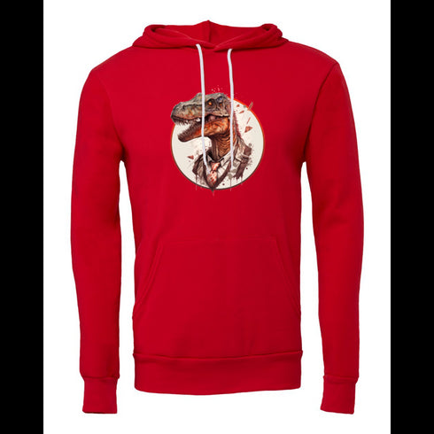 Dinosaur Gentleman Bella canvas hoodie 3719